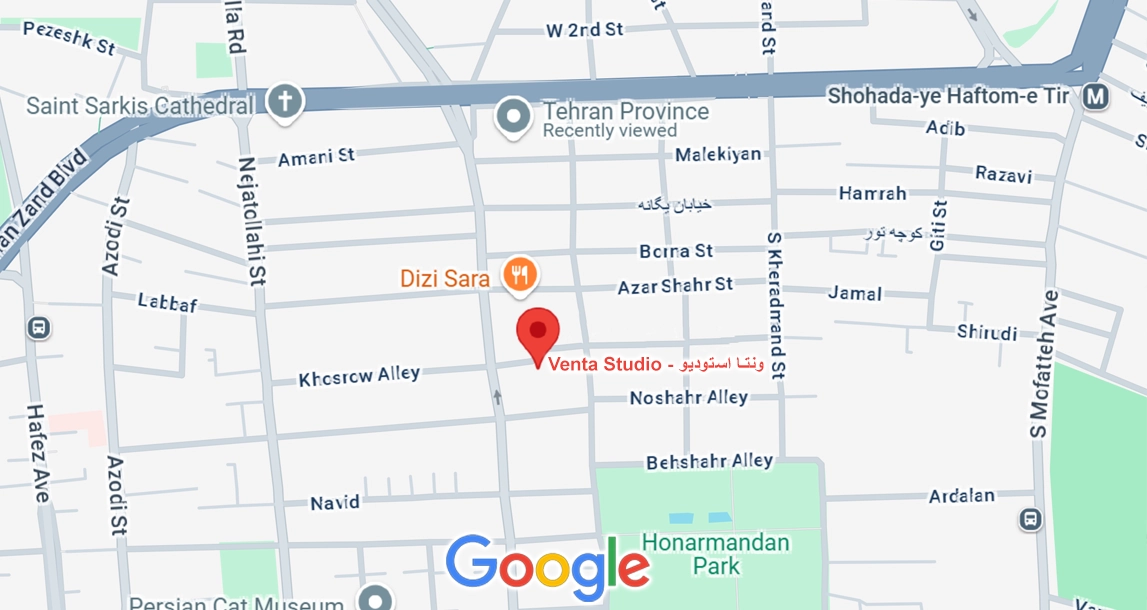 ونتـااستودیو لوکیشن